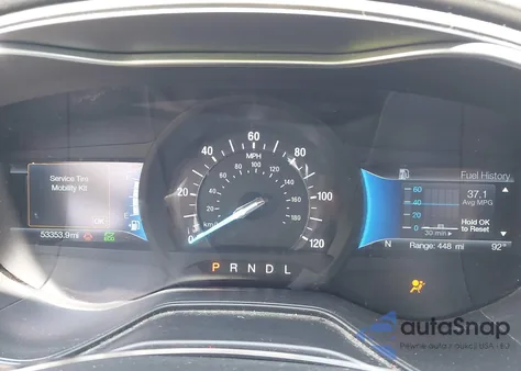 2019 Ford Fusion Hybrid Se из США, поврежденный, VIN 3FA6P0LU1KR185026